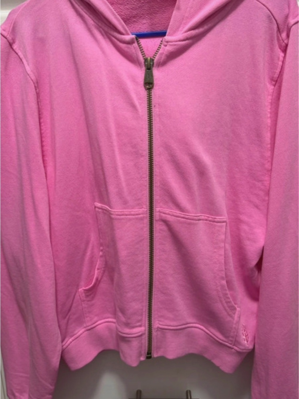 Free People Movement Soft Pink Zip-Up Hoodie